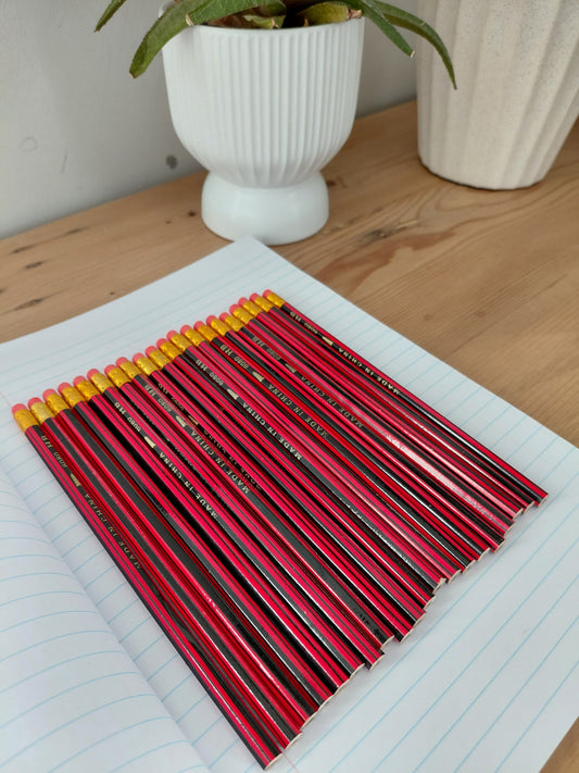 HB Potlode met Uitveër - Pakket van 10 vir Klaskamer