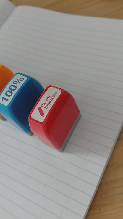 Kleurryke Onderwyser Assesseringsstempels – 8 Stempel Stel vir Klaskamer Terugvoer