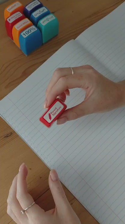 Kleurryke Onderwyser Assesseringsstempels – 8 Stempel Stel vir Klaskamer Terugvoer